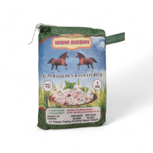 SUPER GOLDEN BASMATI RICE (WATAN DARBARI) : 1 KG: