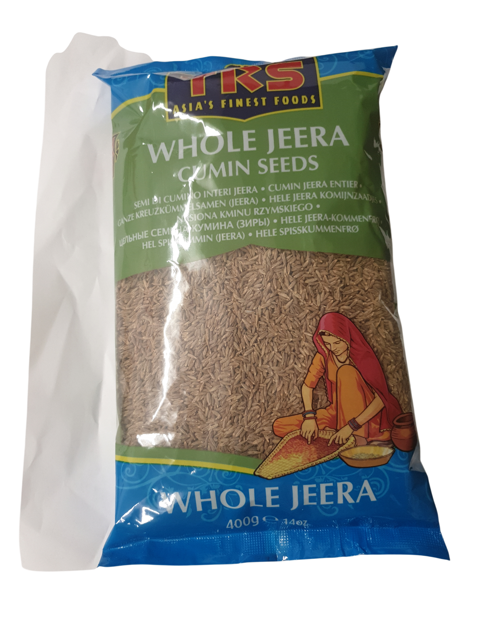 WHOLE JEERA CUMIN SEEDS:TRS:400gmSEMIMINO INTERI JEERACUMIN JEERA ENTIER.NZE KREUOMMELSAMEN (JEERA) •HELE JEERA KOMIINZAADNASIONA KMINU RZYMSKIEGO.ЛЬНЫЕ СЕМЕНА КУМИНА (ЗИРЫHELE JEERA-KOMMENFRHELISKUMMIN (JEERA)). HELE SPISSKUMMENFRO