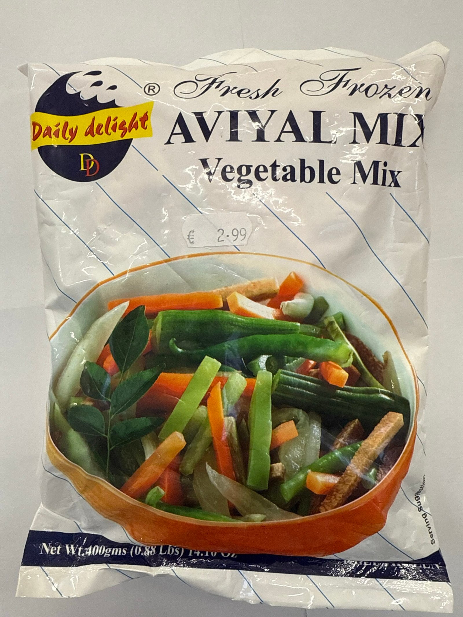 AVIYAL MIX(DAILY DELIGHT) : VEGETABLE MIX:- 1Unit is 400g