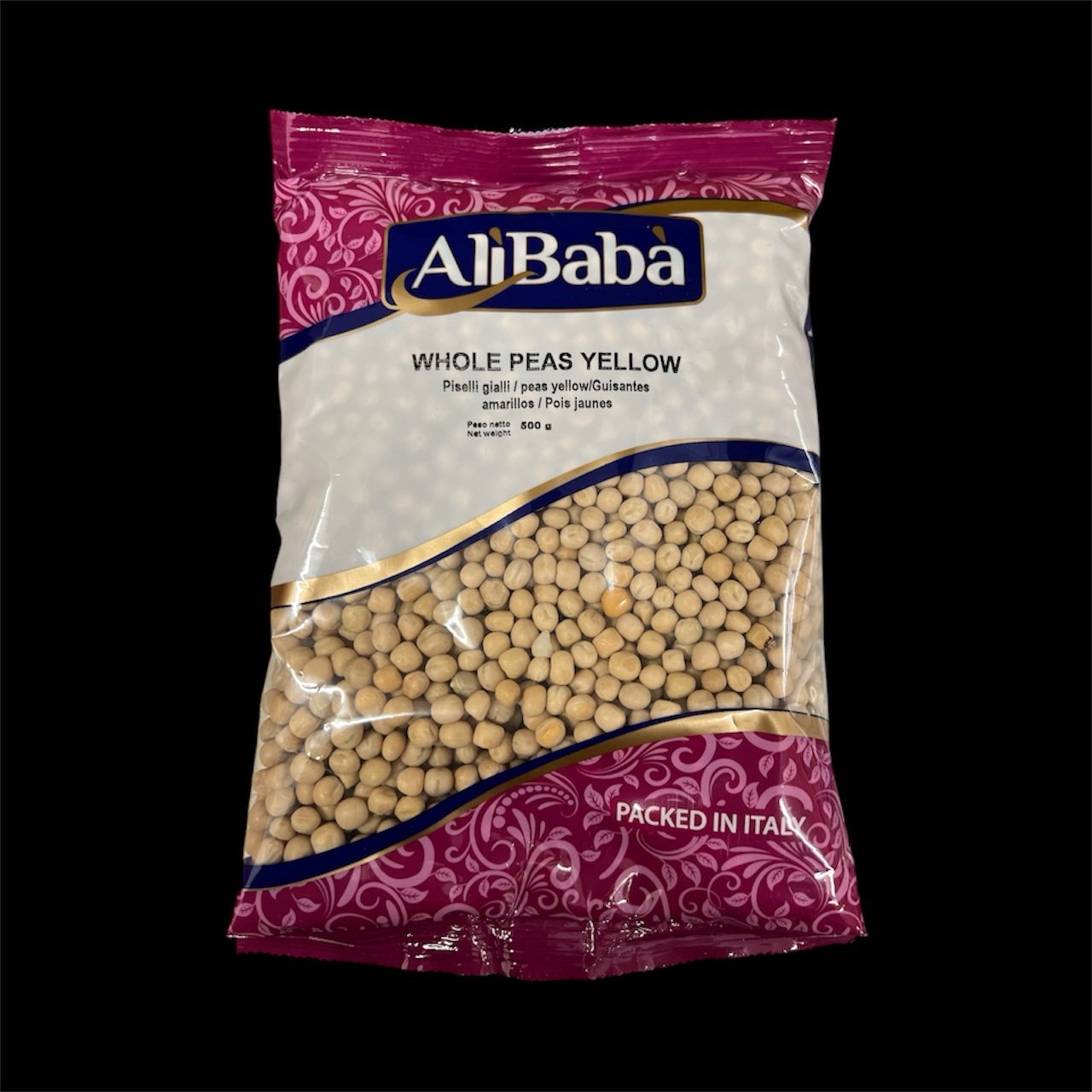 WHOLE PEAS YELLOW - 500 g, Alibaba,Piselli gialli / peas yellow/Guisantesamarillos / Pois jaunes