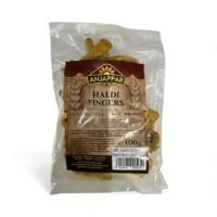 HALDI FINGERS - 100gm (Anjappar)WHOLE TURMERIC - KURKUMA, GANZ - CURCUMA ENTIERCÚRCUMA INTEGRAL - CURCUMA INTEGRALE - HELE KURKUNHELE GURKEMEJE - CURCUMA INTEIRA - CELÁ KURKUMACALA KURKUMA - KoupKoupás ofókAnpos