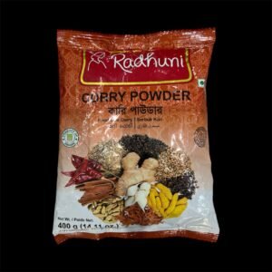 CURRY POWDER - 400gm ( Radhuni)Poudre de Curry Serbuk Kari ٠