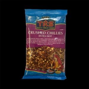 CRUSHED CHILLIES 100gm EXTRA HOT  : TRS : PINENTS BROYÉS EXTRA-FORTS • ZERSTOSSENER CHILI EXTRASCHARF INGEMAAKTE EXTRA HETE CHILIPEPERS • KNUSTE CHILIER EKSTRA STAREPEPER N CINI TRITATI EXTRA PICCANTI • ЧИЛИ МОЛОТЫЙ, ОЧЕНЬ ОСТРЫЙBANDZO OSTRE CHILI W PLATKACH • KNUST CHILLI, EKSTRA STERK KROSSAD CHILI EXTRA HET