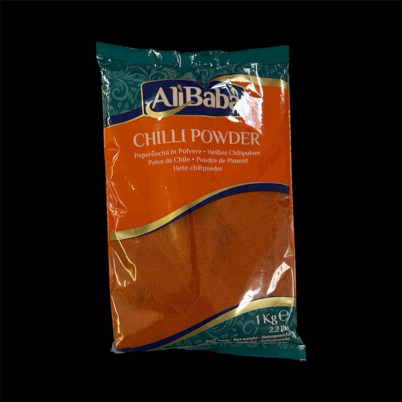 CHILLI POWDEREXTRA HOT :: 1 KG :: Alibaba :: Peperoncino rosso molto piccante • Red chilli pepper extra hotChile rojo muy picante • Piment rouge très piquantSehr scharfe Rote Chili