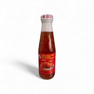 SWEET CHILLI SAUCEFOR CHICKENSAUCE AUX PIMENTS POUR VOLAILES : NET WT. 230 g / 180 ml