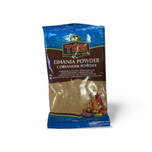 TRS Asian’s Finest Foods • DHANIA POWDER • CORIANDER POWDER • CORIANDRE EN POUDRE • KORIANDERPULVER KORIANDERPOEDER • KORIANDERPULVERCORIANDOLO IN POLVERE : NET WT 100 g